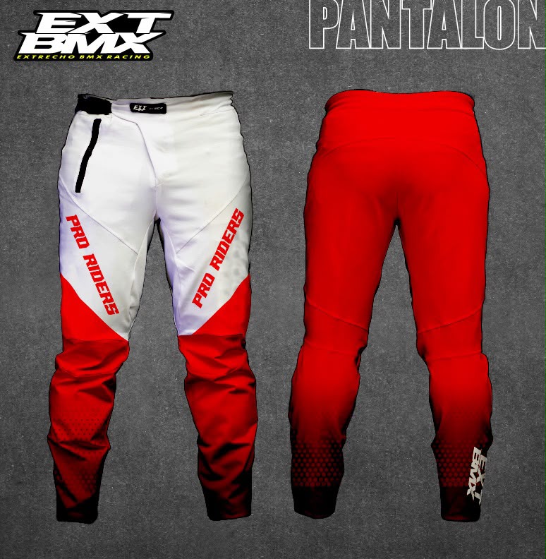 PANTALON ROJO/BLANCO